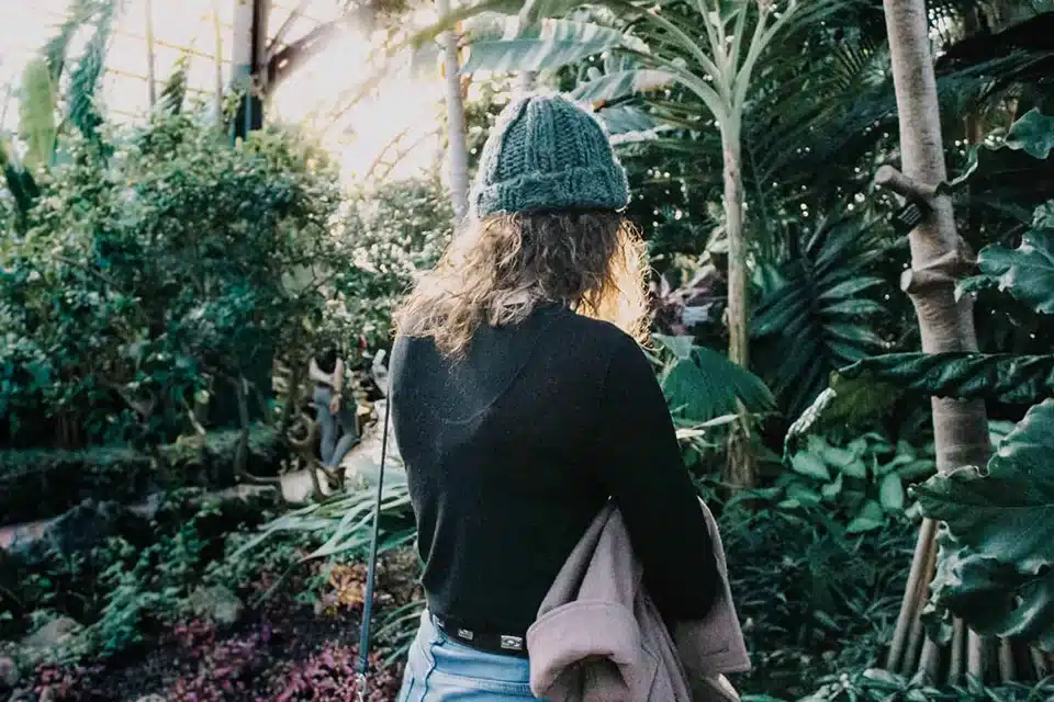 Woman on a hike