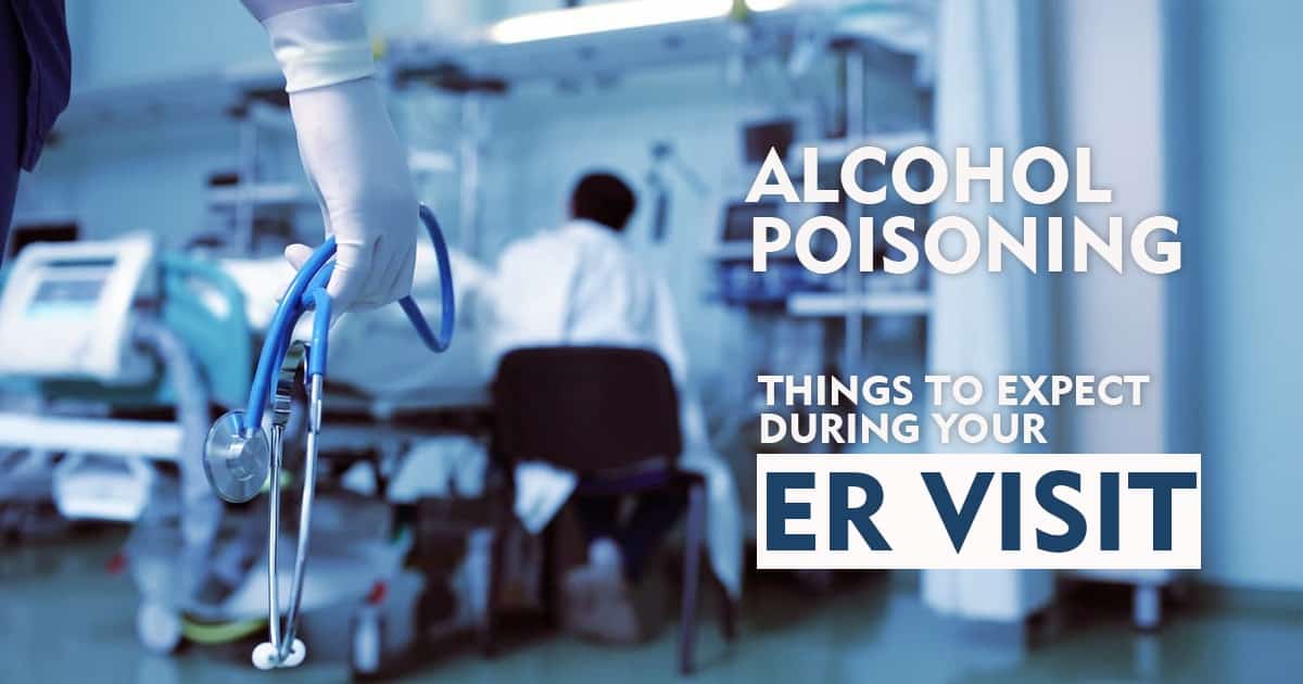 cost of er visit for alcohol poisoning