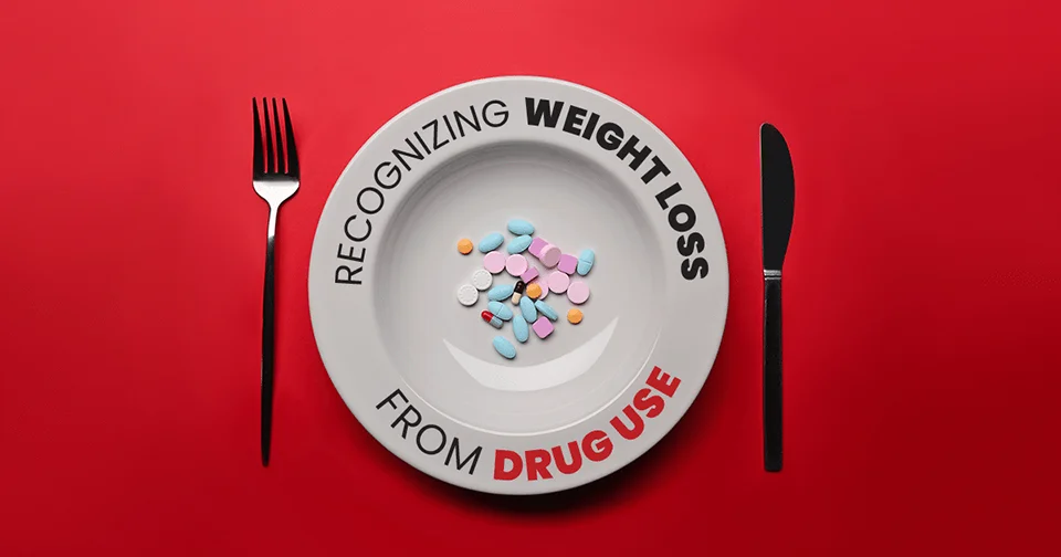 Recognizing weight loss from drug use