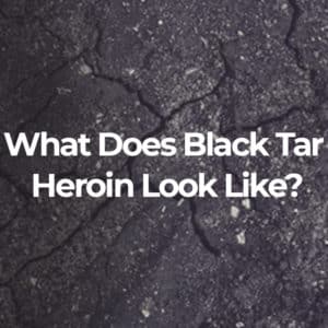 what does black tar heroin look like