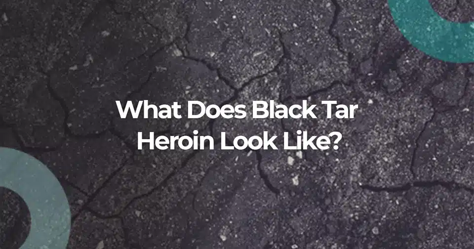 What does black tar heroin look like?