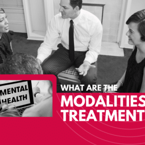 A visual representation of the different modalities of treatment for addiction and mental health. The image shows the different types of therapy, medication, and support groups that can be used to help people in recovery.